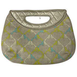 Vera Bradley Boardwalk Handheld Sittin' In a Tree Bird Clutch Bag